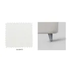 Manželská postel s čelem z ekokůže Made in Italy - Fiuto Viadurini