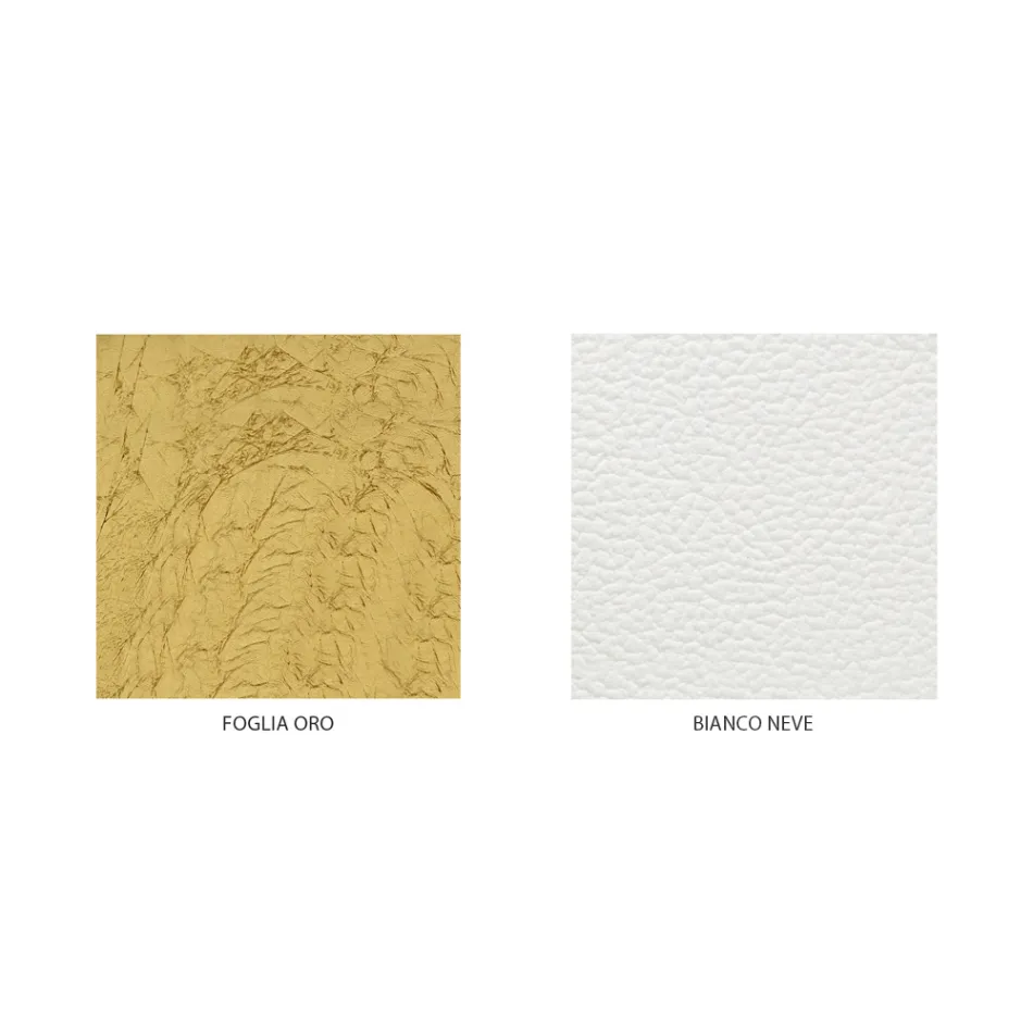 Manželská postel v klasickém stylu ze železa a kůže Made in Italy - King Viadurini