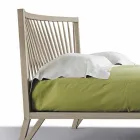 Design dvojlůžka 160x200cm s pevnou základnou Alain ořech Viadurini