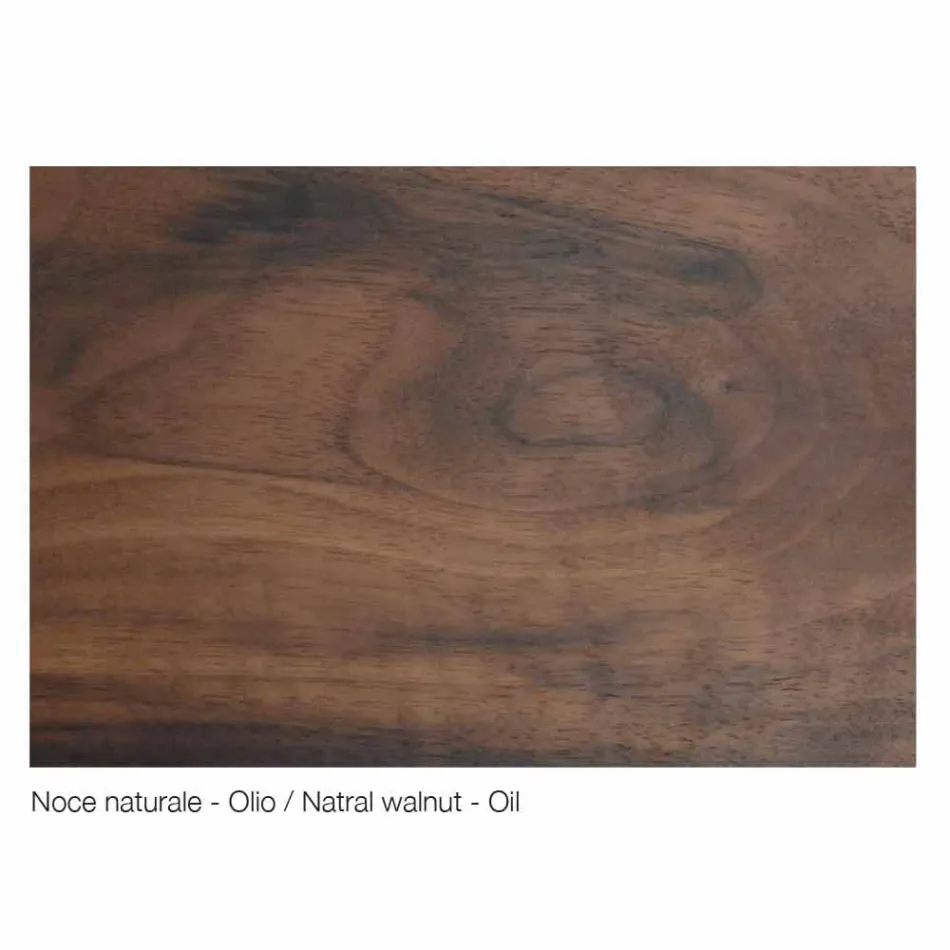 Designová manželská postel s koženou čalouněnou čelní deskou Menardo Viadurini