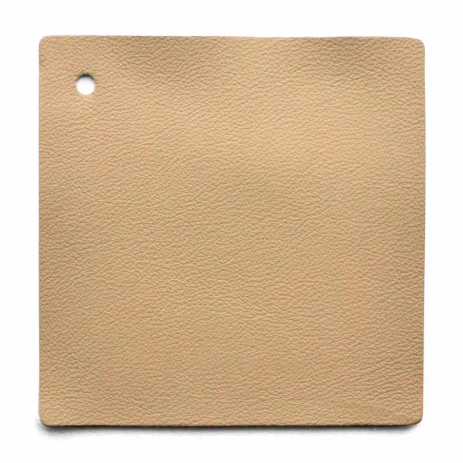 Designová manželská postel s koženou čalouněnou čelní deskou Menardo Viadurini