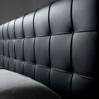 Dvojlůžko design s polstrovanou čalouněnou deskou Leilo, 160x200 cm Viadurini