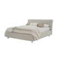 Polstrovaná designová manželská postel s kontejnerem Made in Italy - Scarpetta