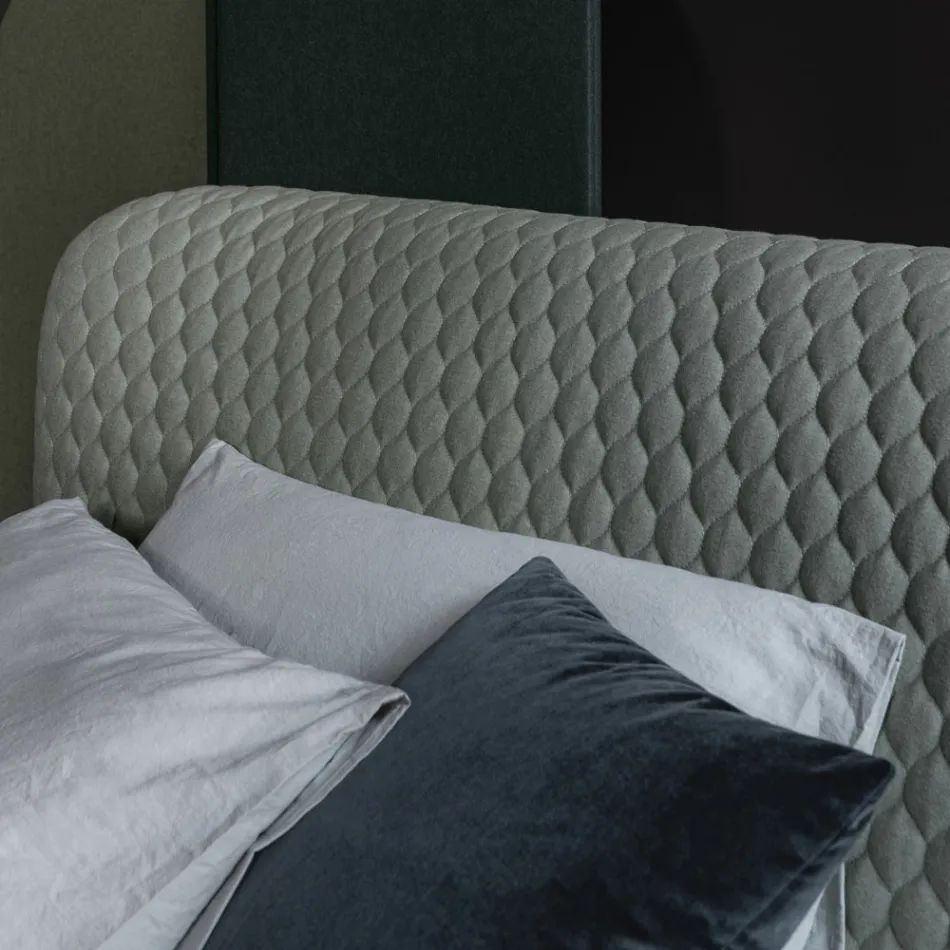 Dvoulůžko, bez kontejneru, moderní design Corolle by Bolzan Viadurini