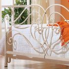 Manželská postel z masivního železa Allie designem, vyrobený v Itálii Viadurini