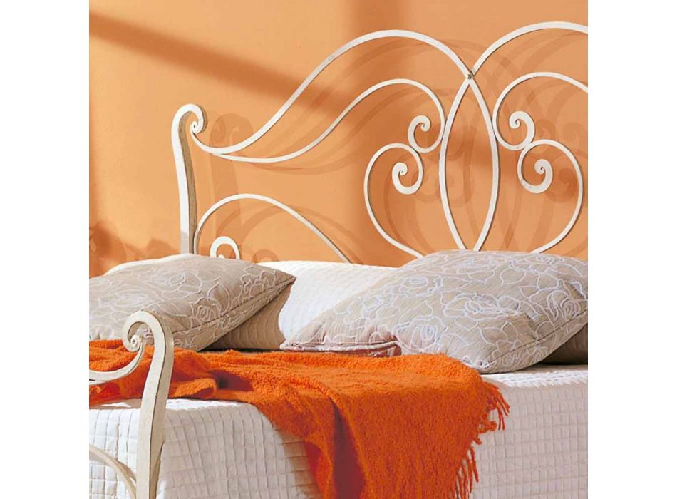 Manželská postel z masivního železa Allie designem, vyrobený v Itálii Viadurini
