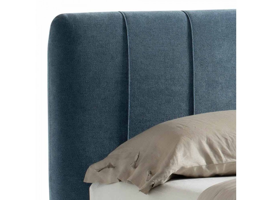 Moderní design manželská postel Made in Italy Fabric - Nives Viadurini