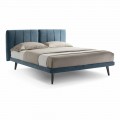 Moderní design manželská postel Made in Italy Fabric - Nives