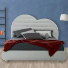 Luxusní manželská postel s boxem a Swarovski Made in Italy – Little Heart Viadurini