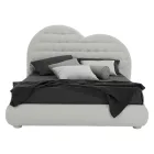 Luxusní manželská postel s boxem a Swarovski Made in Italy – Little Heart Viadurini