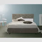 Luxusní čalouněná manželská postel s úložným boxem Made in Italy – Torn Viadurini