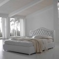 Manželská postel s kontejnerem, klasický design Capri by Bolzan