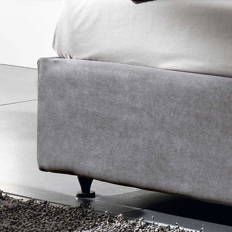 Postel čalouněná postel s kontejnerová zvedací 160x190 / 200cm Mia Viadurini