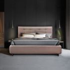 Čalouněná manželská postel s volitelným úložným prostorem Made in Italy - Akira Viadurini