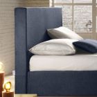 Čalouněná manželská postel s matrací a polštáři Made in Italy - Verga Viadurini