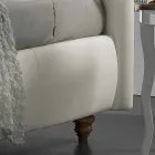 Dvoulůžko čalouněné faux kůže s krabicí 160x190 / 200 cm Agly Viadurini