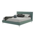 Manželská postel čalouněná látkou nebo ekokůží Made in Italy - Elettro