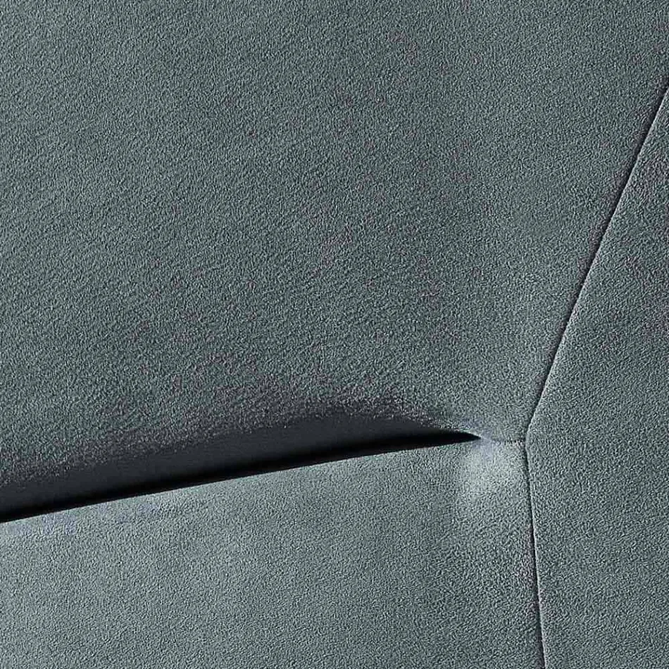 Současná čalouněné dvoulůžko s krabicí vrcholit 160x190 / 200 cm Slunce Viadurini