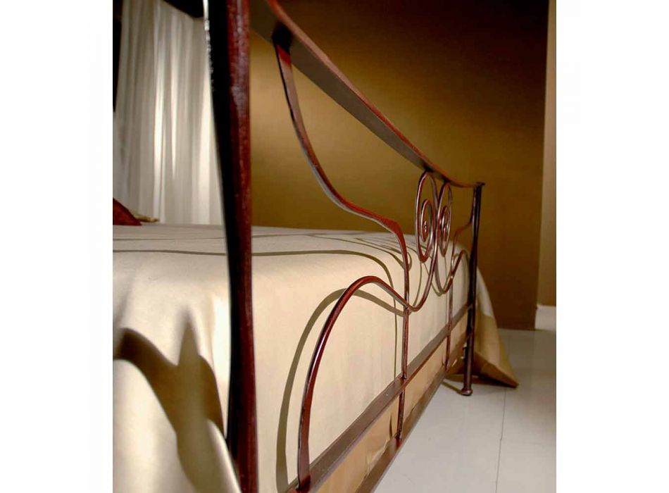 Manželská postel kované železné Ares