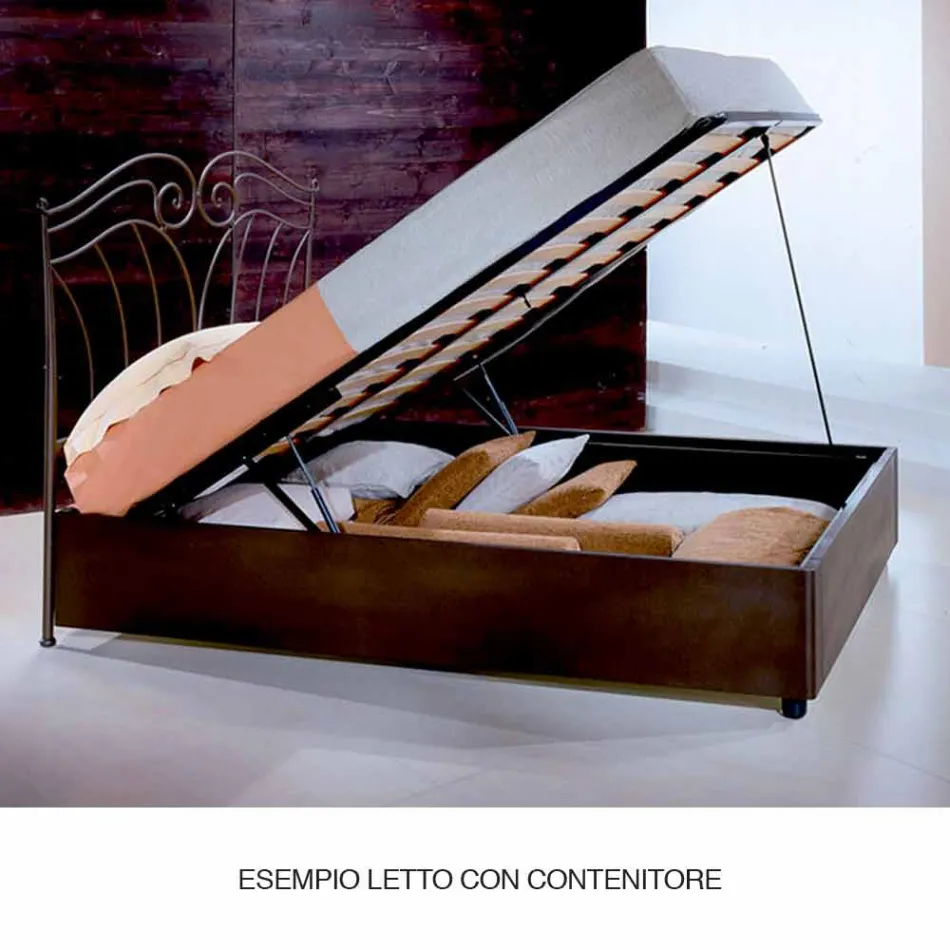 Manželská postel kované železné Diamond Viadurini