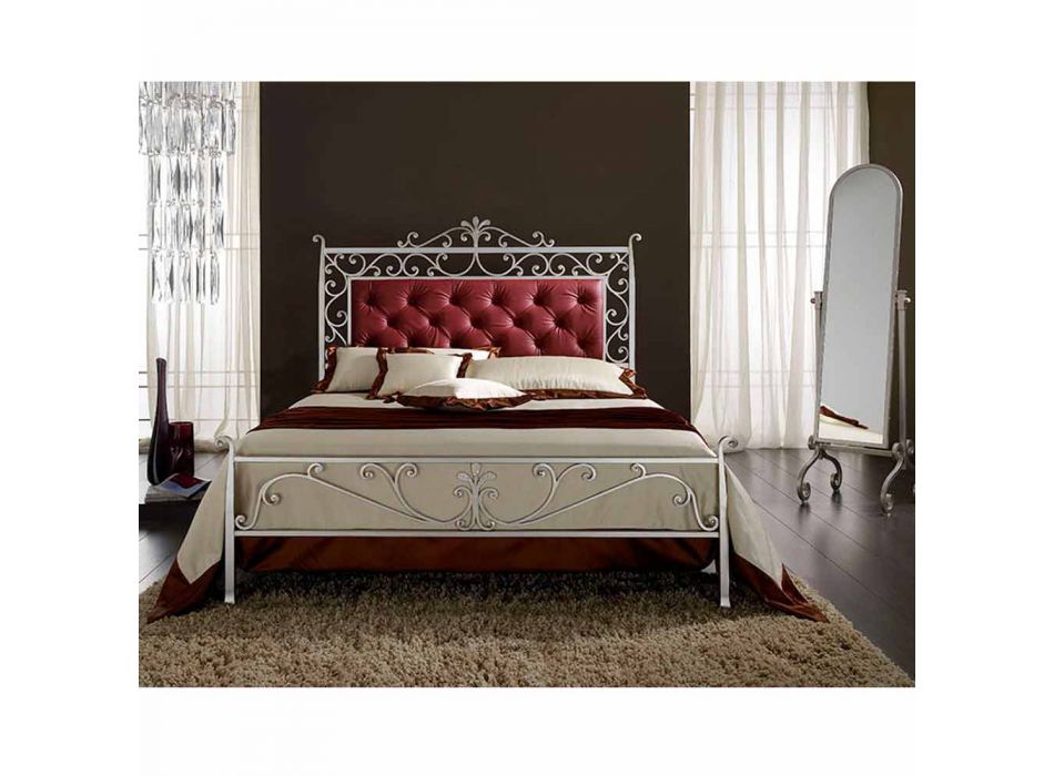 Manželská postel kované železné Giglio Viadurini