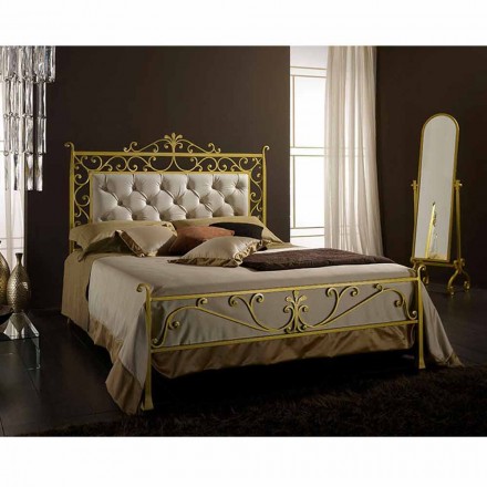 Manželská postel kované železné Giglio Viadurini