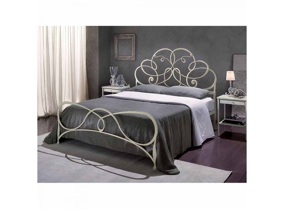 Manželská postel kované železné Granite Viadurini