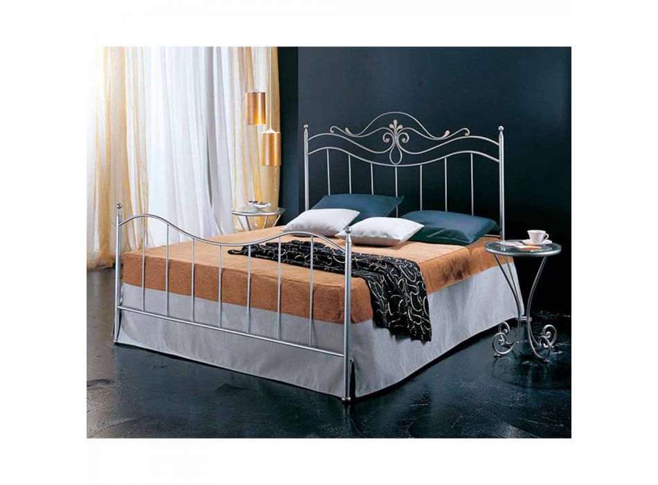 Manželská postel kované železné Lira Viadurini