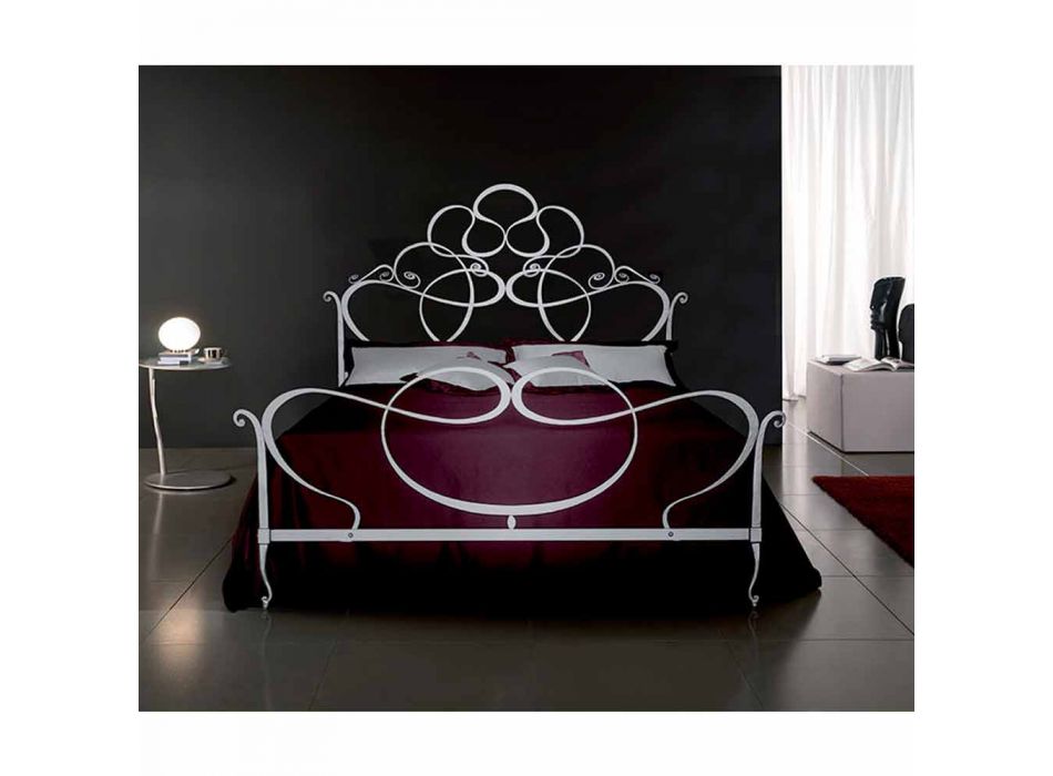 Manželská postel kované železné Malva Viadurini