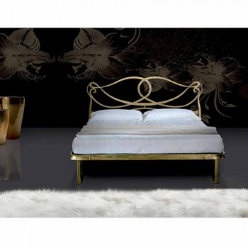Manželská postel kované železné Orchid