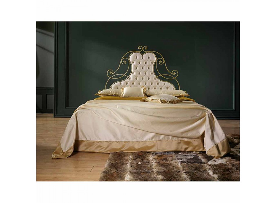 Manželská postel kované železné Paride Viadurini