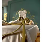 Manželská postel kované železné Paride Viadurini