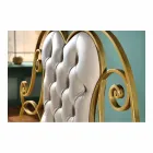 Manželská postel kované železné Paride Viadurini