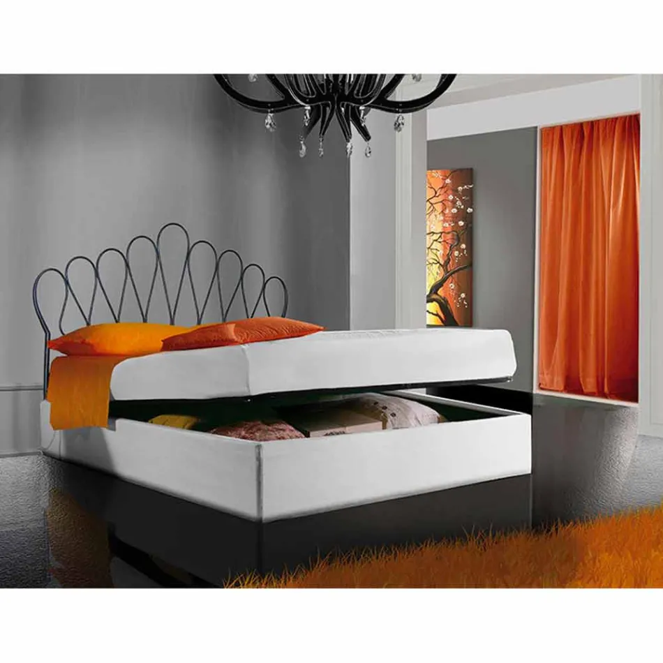 Manželská postel kované železné Sextant Viadurini