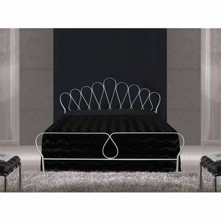 Manželská postel kované železné Sextant Viadurini