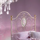 Kované železné Dvoulůžko Turquoise Viadurini