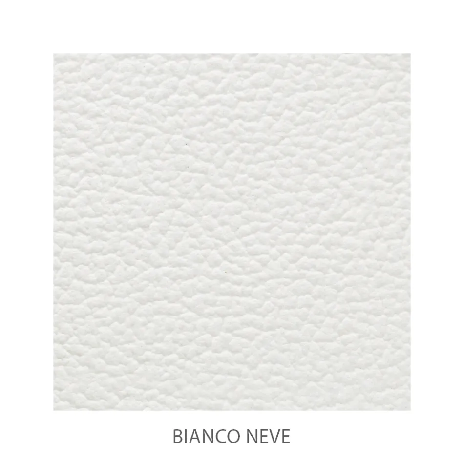 Manželská postel ze železa a pravé kůže, 2 noční stolky a matrace - důvody Viadurini