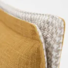 Manželská postel v látce s kovovými nohami vyrobená v Itálii - Glorio Viadurini