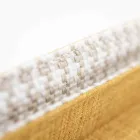 Manželská postel v látce s kovovými nohami vyrobená v Itálii - Glorio Viadurini