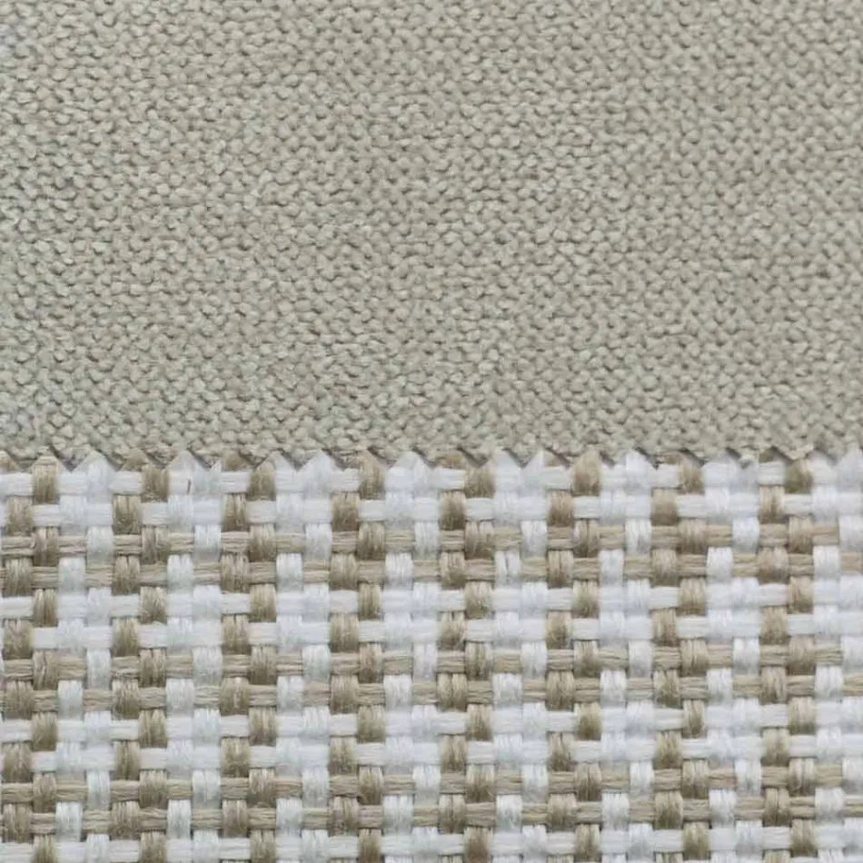 Manželská postel v látce s kovovými nohami vyrobená v Itálii - Glorio Viadurini