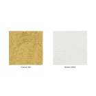 Manželská postel z pravé kůže s matrací a 2 nočními stolky - King Viadurini