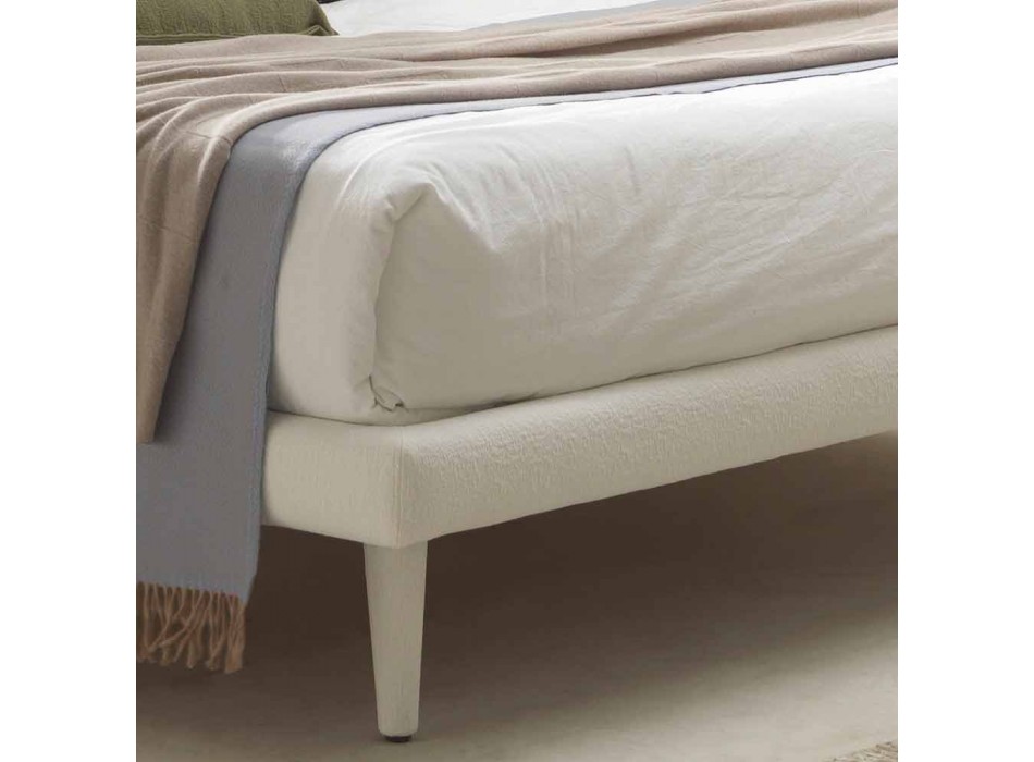 Moderní manželská postel, tenká základna, Iorca by Bolzan Viadurini