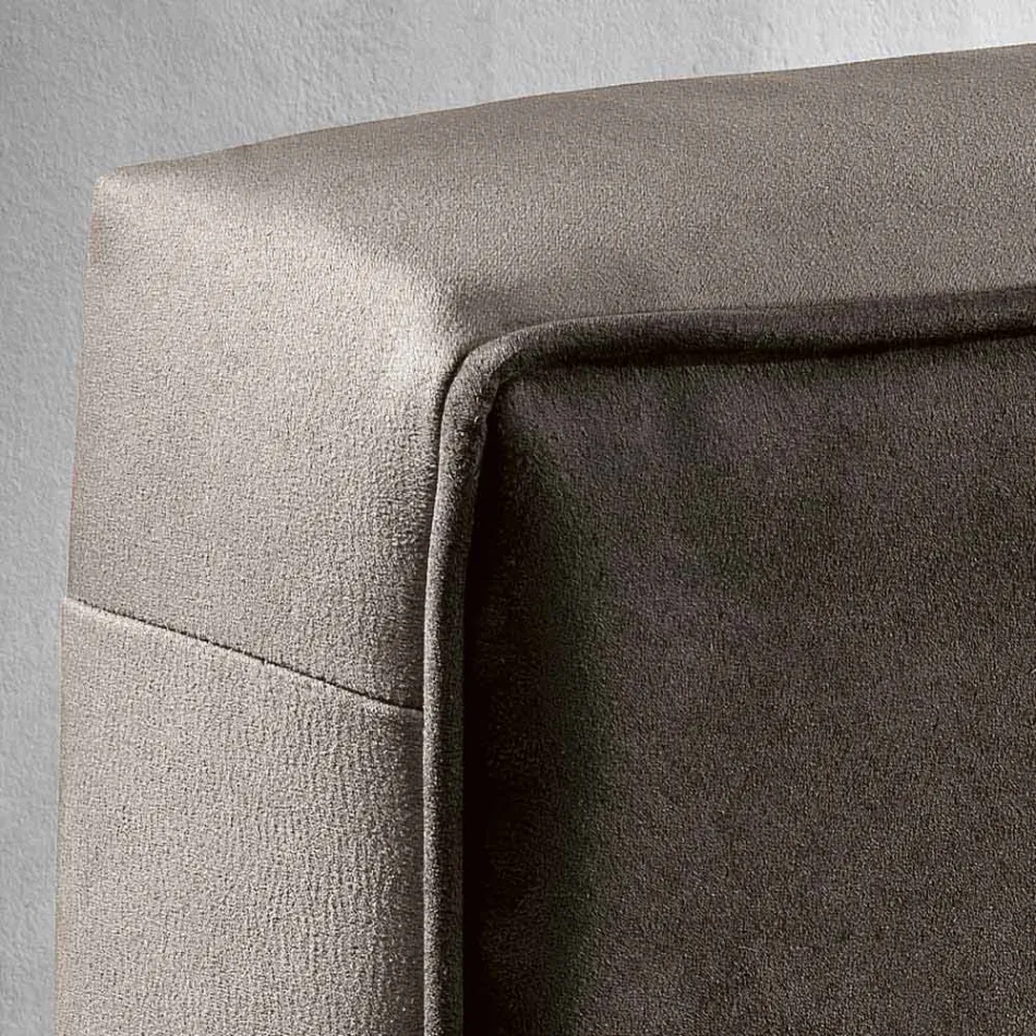 Současná dvoulůžko s úložným pole 160x190 / 200 cm Gin Viadurini