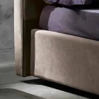 Současná dvoulůžko s úložným pole 160x190 / 200 cm Gin Viadurini