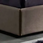 Současná dvoulůžko s úložným pole 160x190 / 200 cm Gin Viadurini