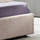 Současná dvoulůžko s úložným pole 160x190 / 200 cm Gin Viadurini