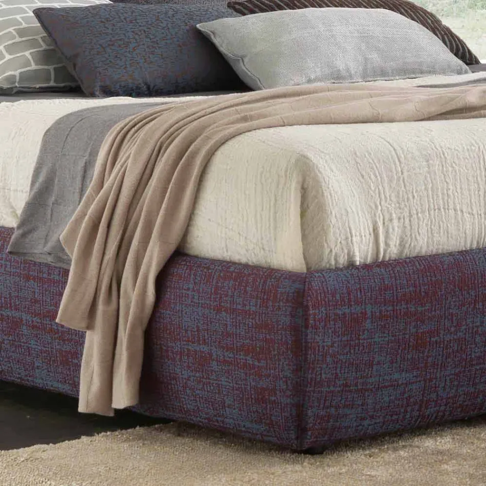 Moderní manželská postel, s úložným prostorem, Gaya New by Bolzan Viadurini