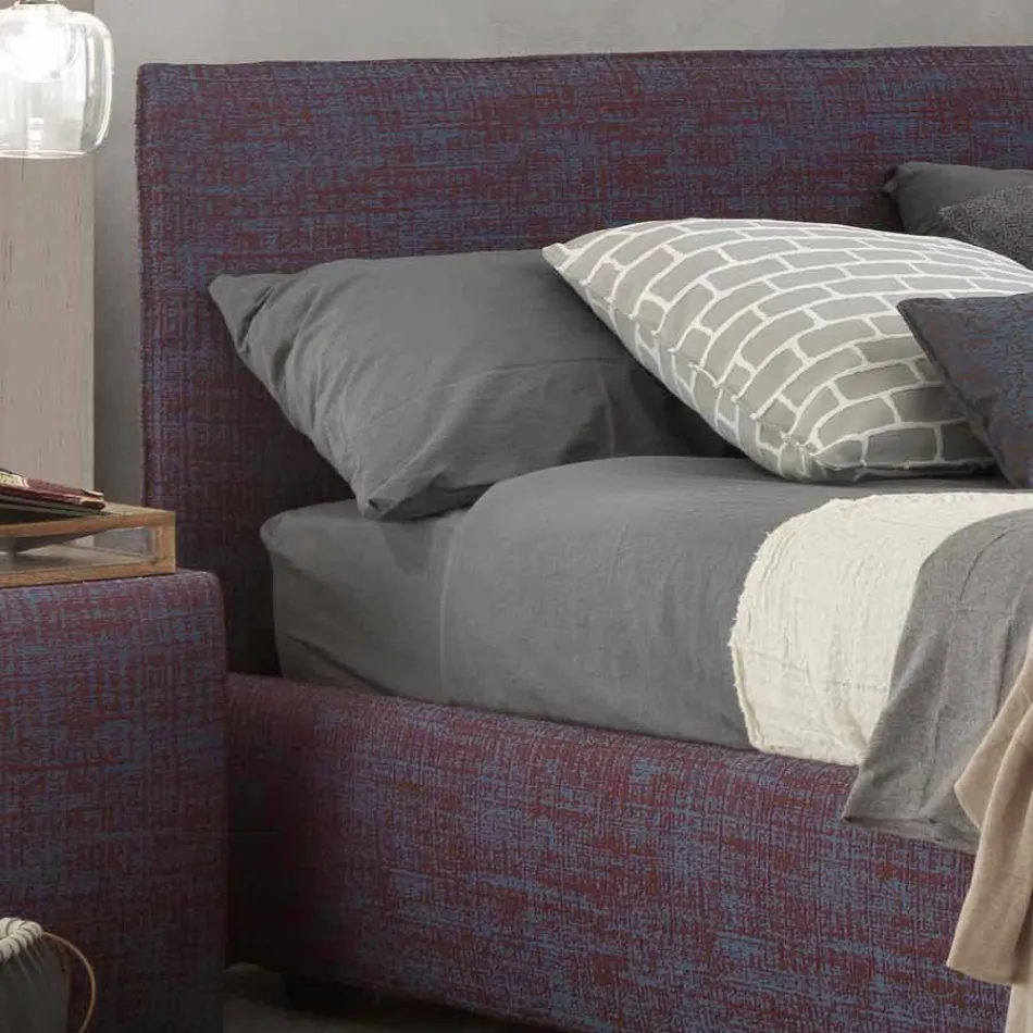 Moderní manželská postel, s úložným prostorem, Gaya New by Bolzan Viadurini