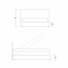 Moderní manželská postel, s úložným prostorem, Gaya New by Bolzan Viadurini