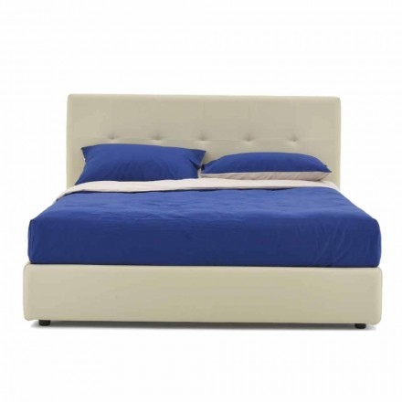 Moderní manželská postel s polypropylenovými nohami vyrobené v Itálii - Patos Viadurini
